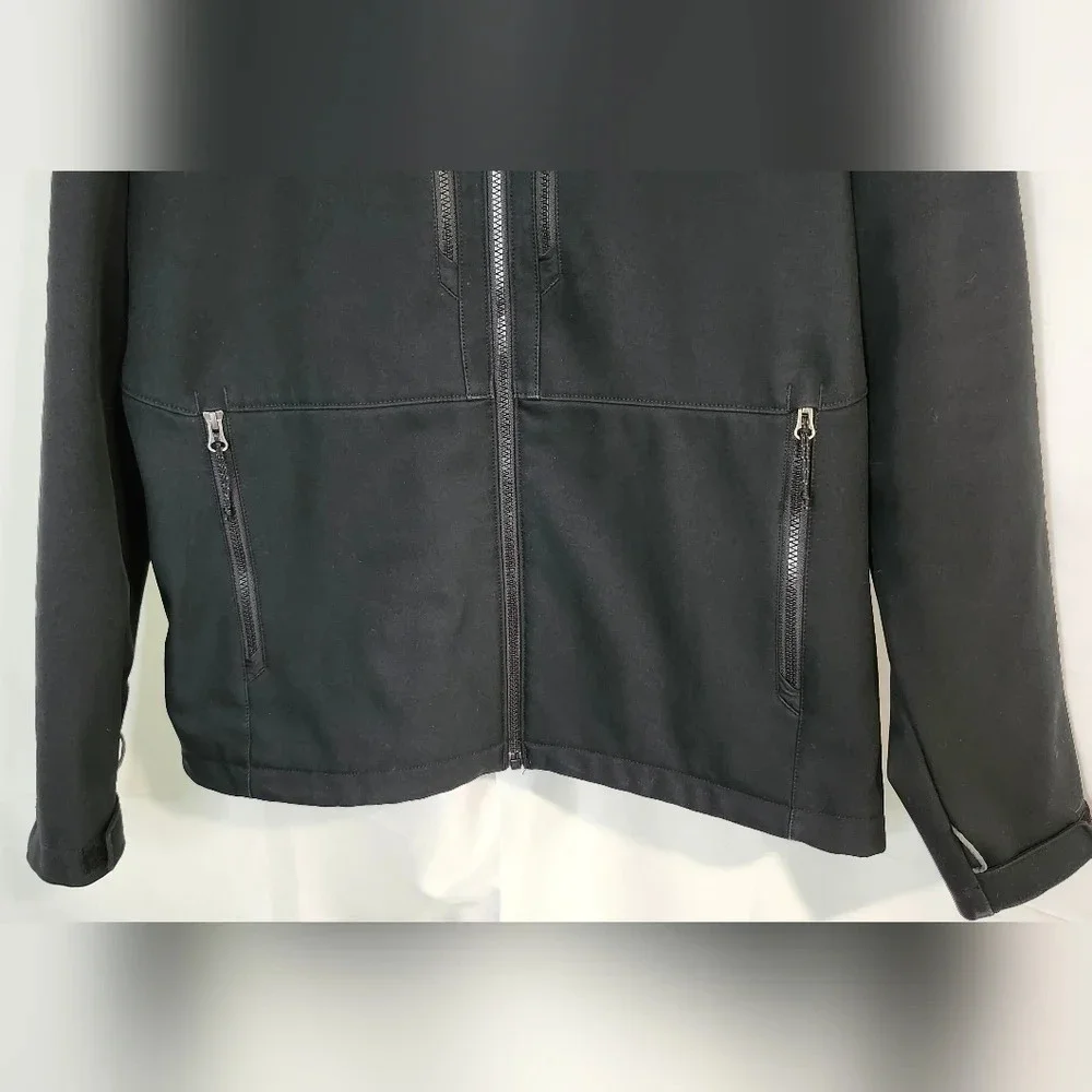 Columbia Mens Interchange Softshell Jacket 1X Black‎ Thermal Coil Full Zip